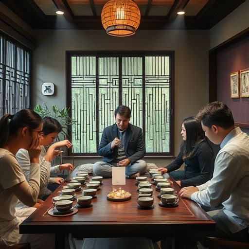 广州品茶上课场景