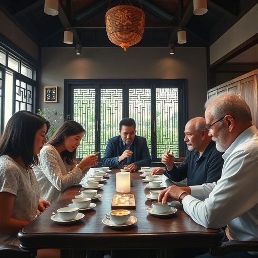 广州传统茶肆中的品茶体验