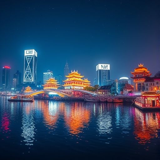 广佛夜景与文化交融