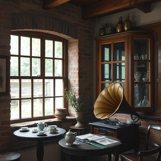 旧时光茶肆复古氛围