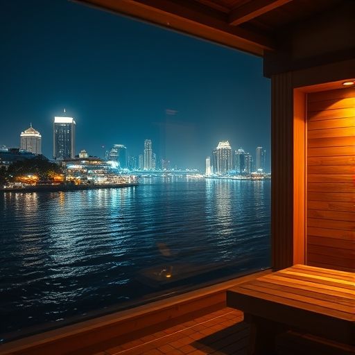 滨江东夜景桑拿体验