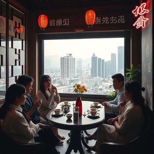 深圳茶室学习场景