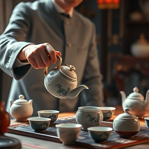 工夫茶冲泡表演