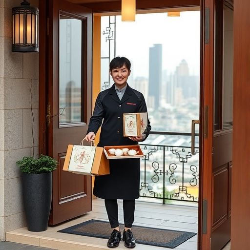 广州品茶外卖配送场景