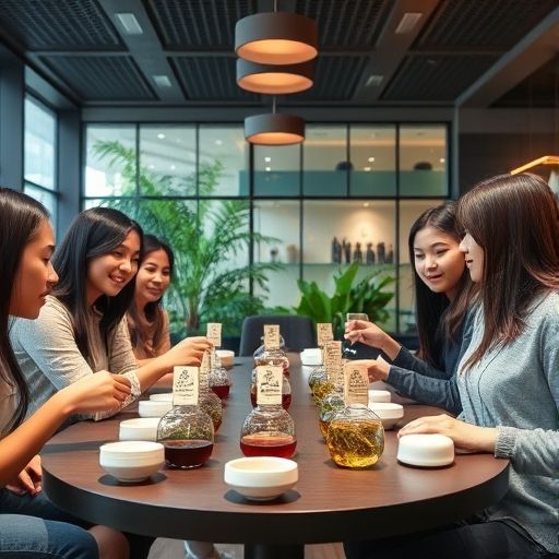 广州年轻人参与新茶嫩茶海选活动