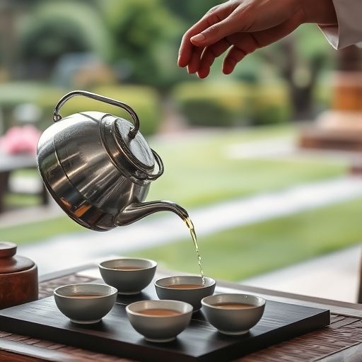 茶艺师冲泡场景