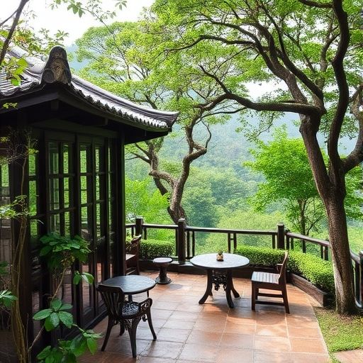 白云山脚下的茶肆