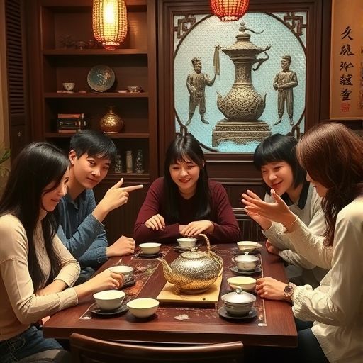 广州茶友品茶聚会