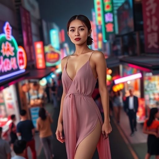 白云区夜生活的热闹街头