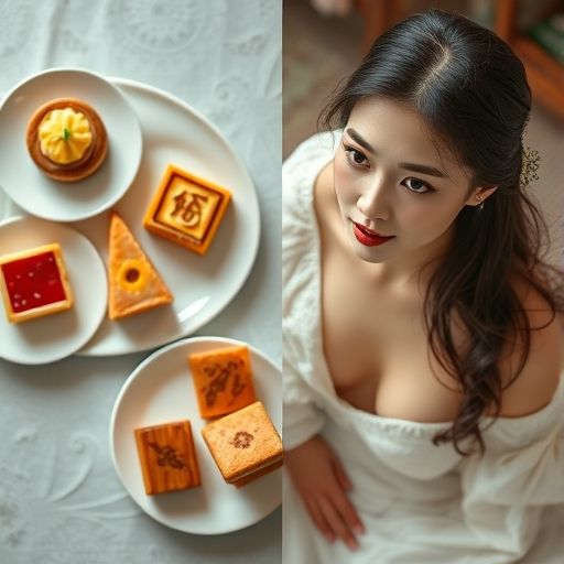 精致茶点的摆盘设计