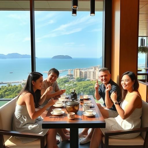 南山现代茶肆海景