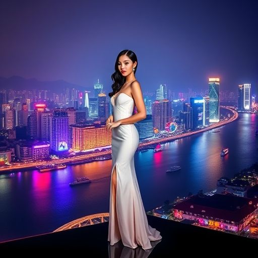 珠江夜景展现广州魅力