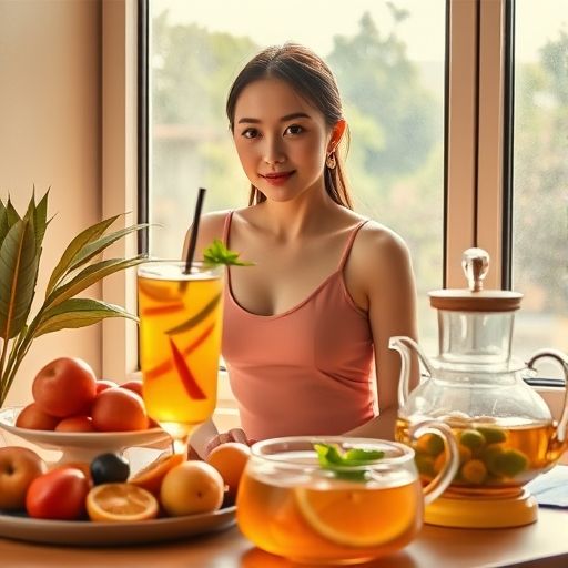 嫩茶冷泡茶与水果搭配