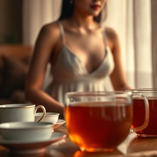 特写展示高品质单丛茶和精致茶具细节的图片