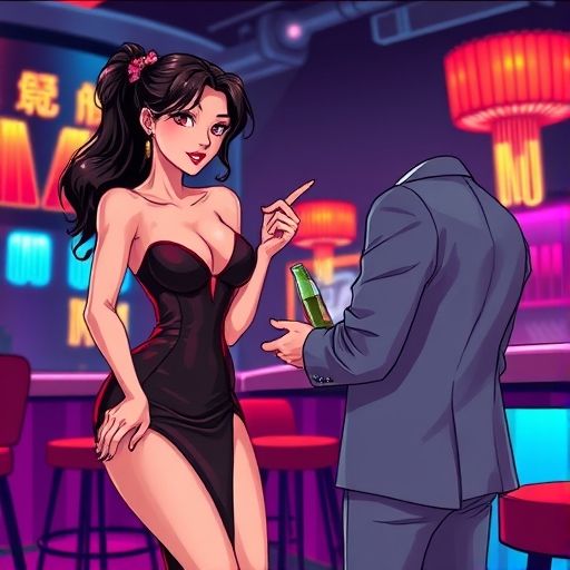 部长与客人的互动瞬间