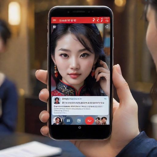 手持手机屏幕显示论坛帖子