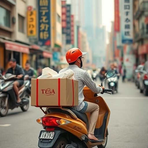 广州外卖配送场景