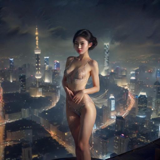 城市夜景下隐藏的休闲场所