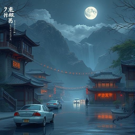 描绘一个舒适的酒店房间角落，窗外是珠江夜景，适合放松