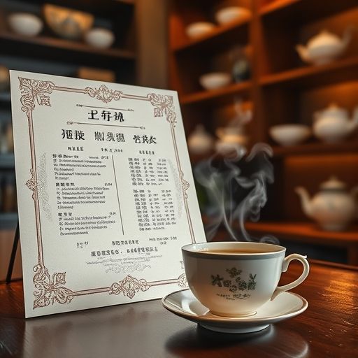 品茶菜单