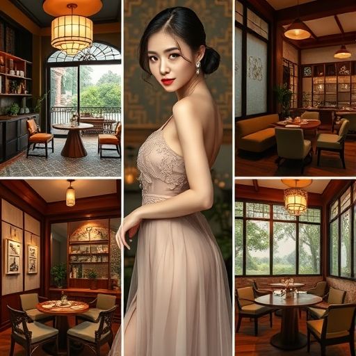 对比展示不同装修风格和定位的品茶工作室内部环境