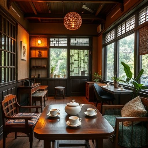 广州海珠喝茶工作室内部