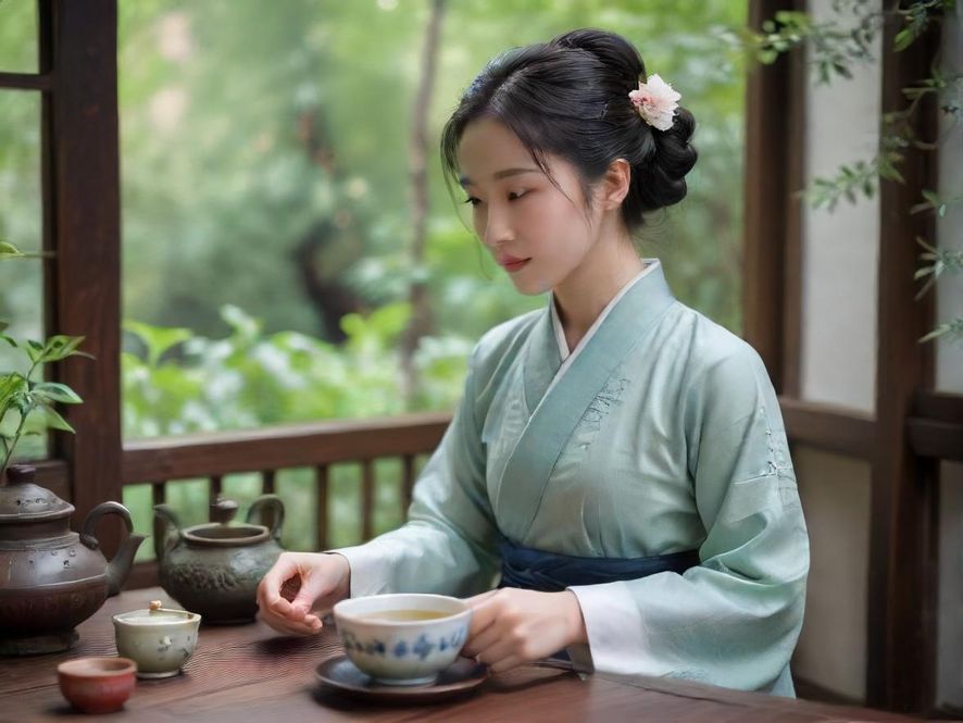 广州茶社内部环境展示