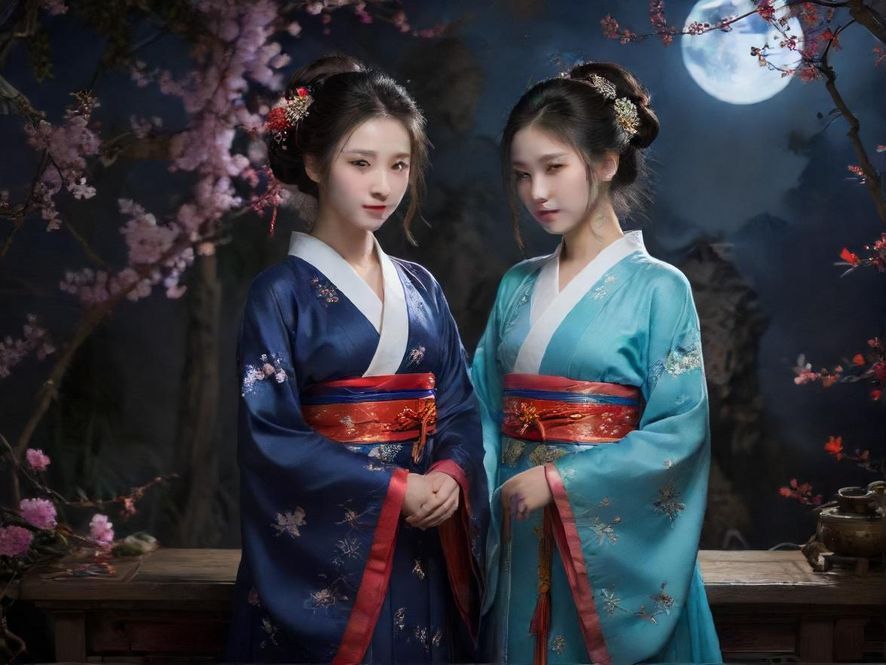 一个充满活力的夜场娱乐场所,霓虹灯光交织,营造出一种时尚而神秘的氛围。