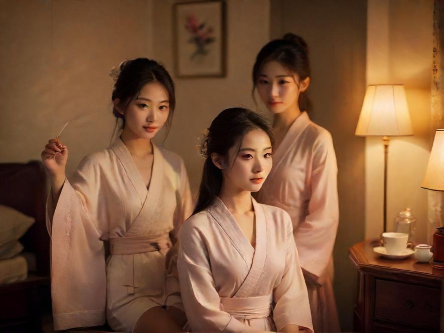 广州喝茶休闲的温馨场景