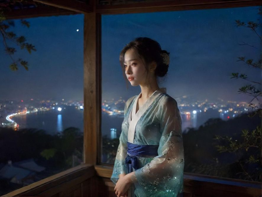 海珠区桑拿周边夜景风光