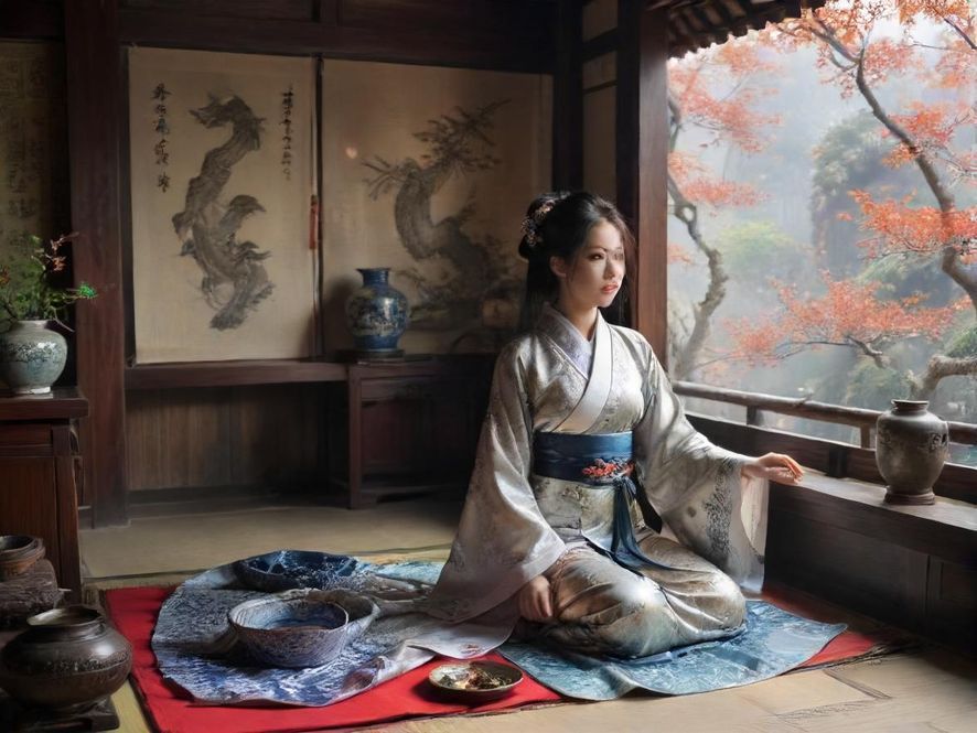 龙岗高端茶馆内部,奢华的现代风格与雅致的包厢设计,光线柔和,营造出私密舒适的氛围。