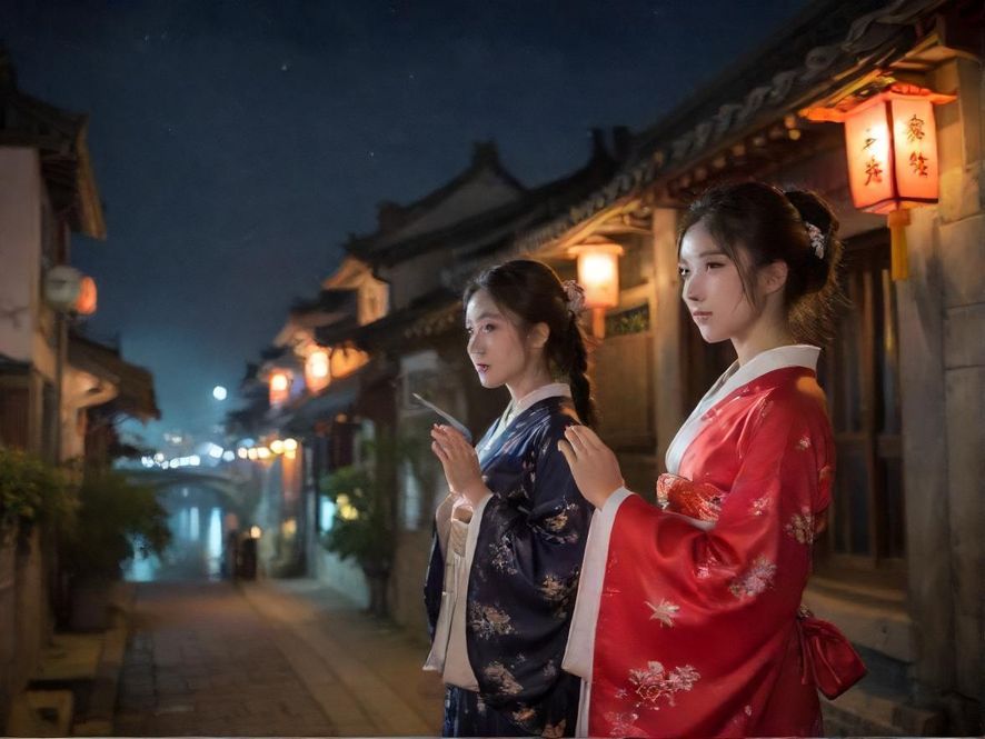 城市夜景，灯火辉煌，象征着都市的无限可能和隐秘的精彩。