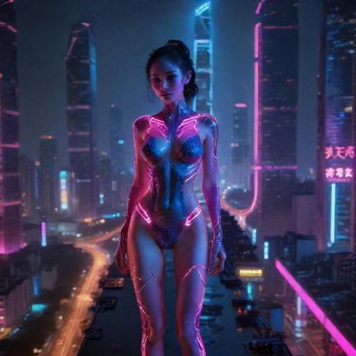 广州迷人夜色，灯火辉煌