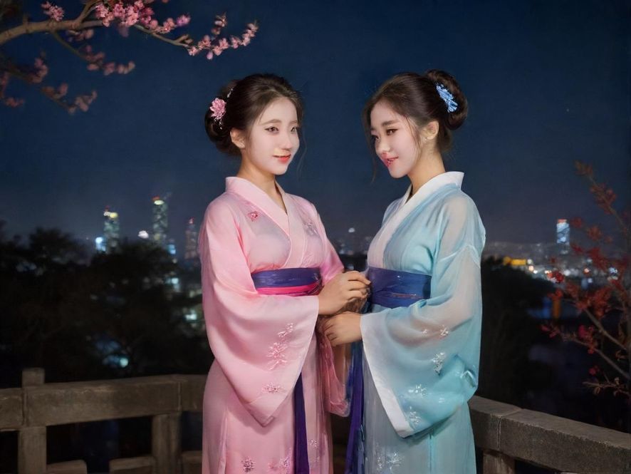 广州东晓南繁华夜景