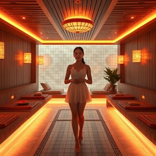 高端桑拿会所内部环境展示