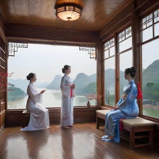 广州一家高档水疗会所的室内全景