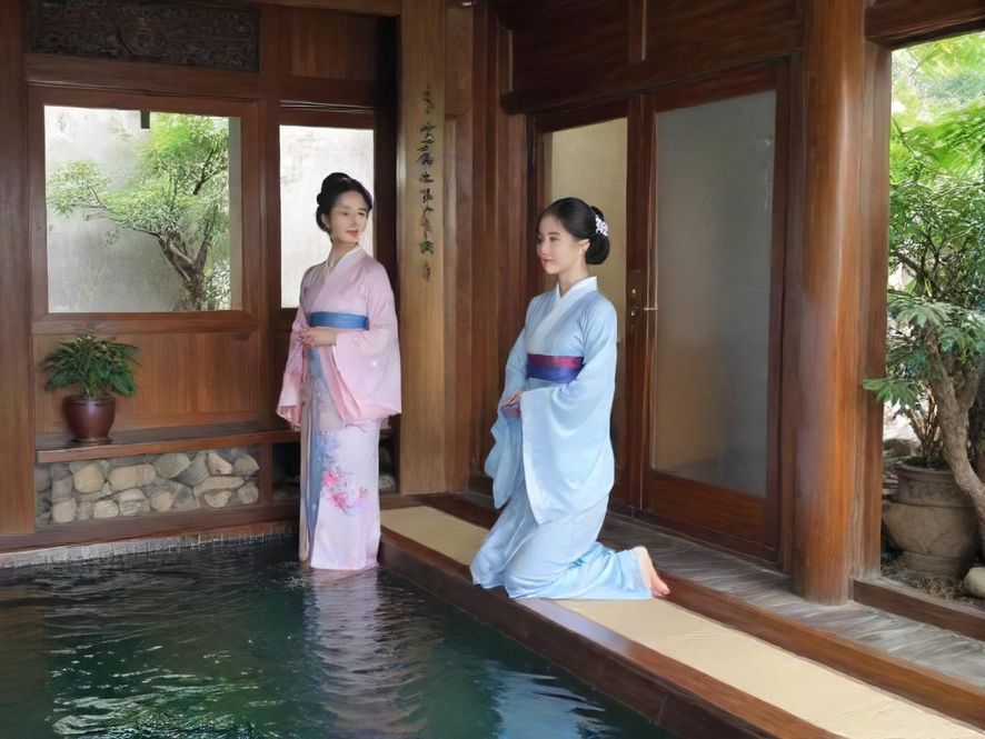 广州高端桑拿会所，室内视角，奢华舒适，温泉水疗区