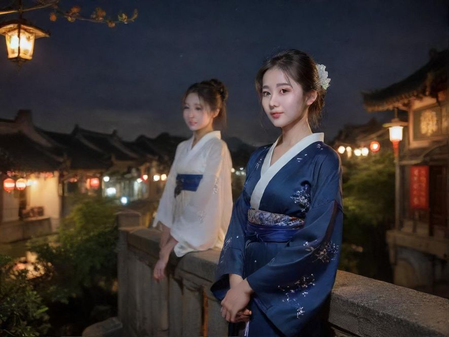 绚丽的南京夜景