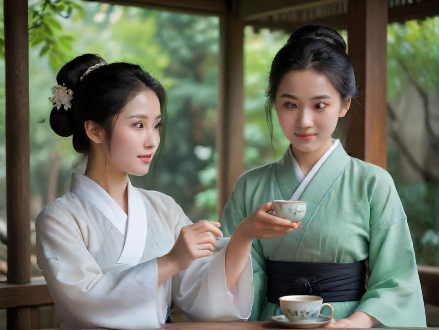 广州茶社内的桑拿汗蒸场景