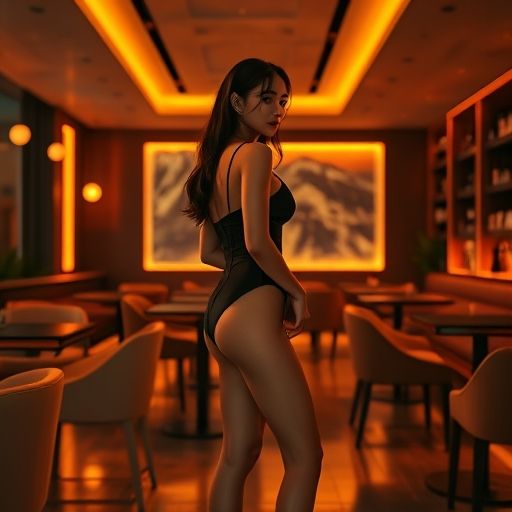 夜场会所休息区氛围展示