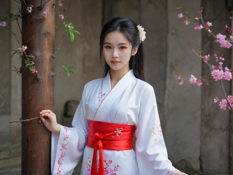 一位气质优雅的熟女按摩师,双手轻柔地在顾客背部进行按摩,特写镜头展现其专业而温情的服务。