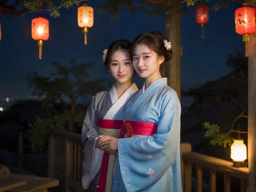 深圳璀璨夜色下的休闲会所屋顶