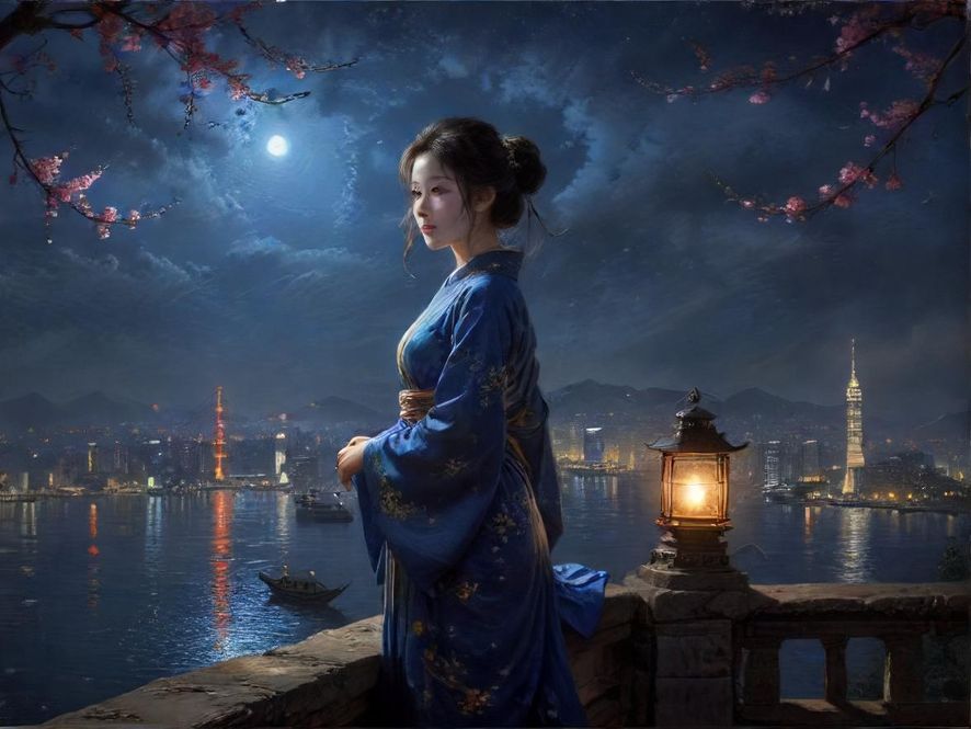 广州夜色下的休闲会所入口