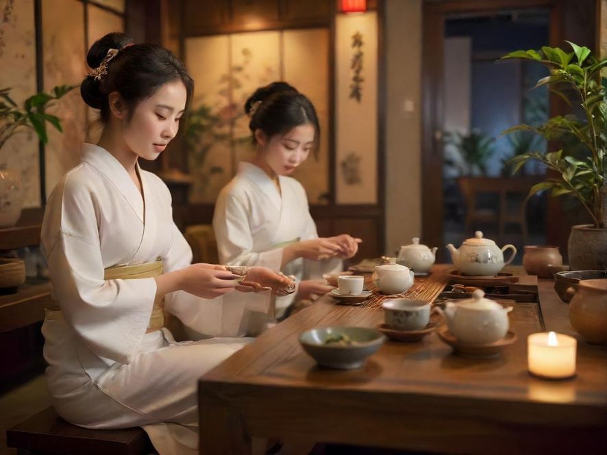 深圳高端喝茶茶艺表演场景