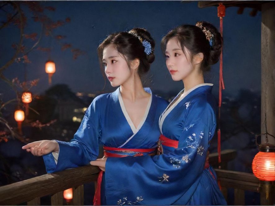 普陀夜生活街头实景