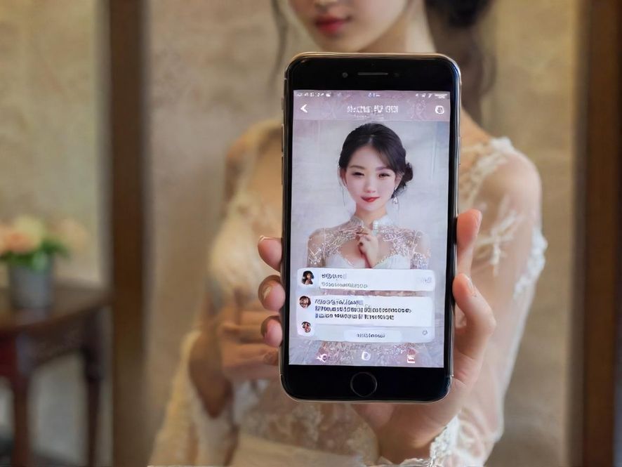 手机屏幕上的匿名聊天界面