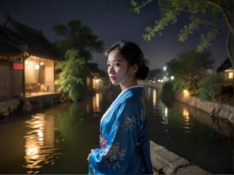 罗湖明珠水会夜景