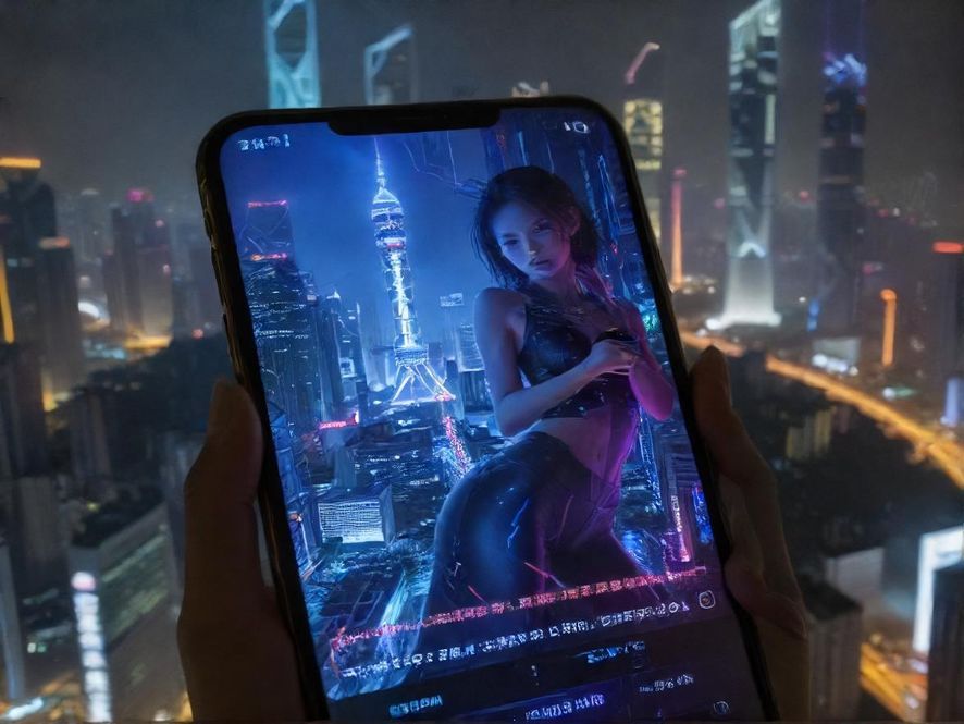 在深圳夜景下查看深圳419龙凤论坛