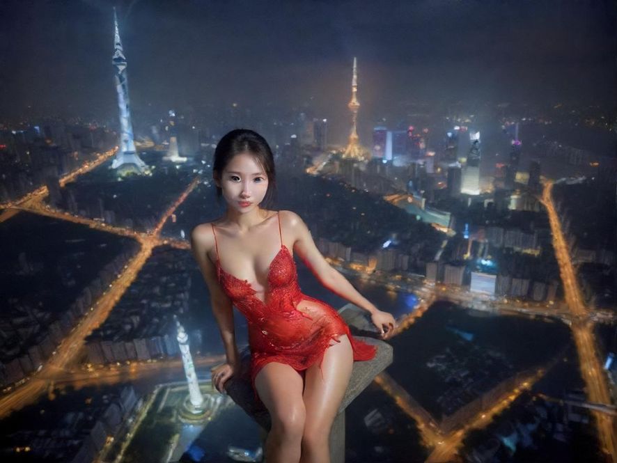 广州天河夜景,暗示隐藏的休闲场所