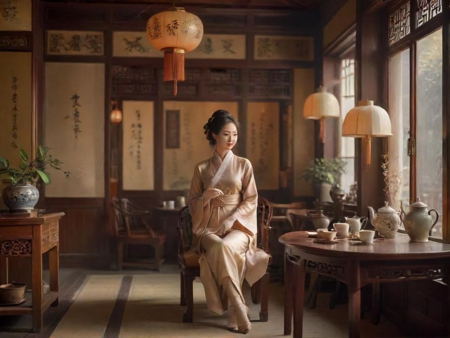 一品香品茶会所室内环境展示